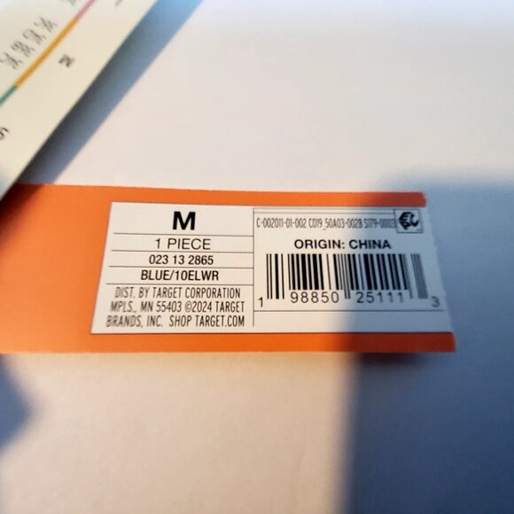 Colsie Blue Plaid Smocked Crop Top With Ruffle Trim Lightweight and breathable M - Picture 4 of 11